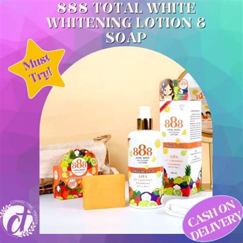 lazada888|888 Whitening Lotion And Soap .